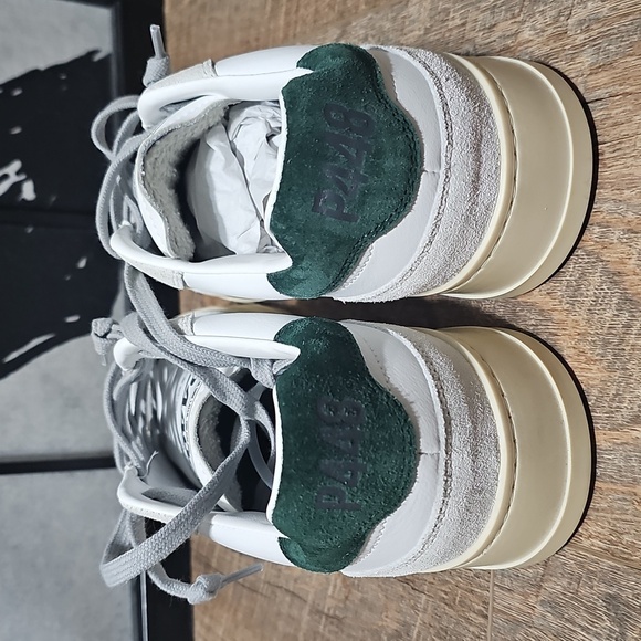 P448 x Project Sustainability White/Gray/ Sneakers Size 38 New - Picture 8 of 16